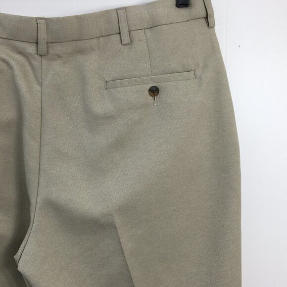 Haggar Mens Khaki Dress Pant Bundle of 2 Size 38x31 EXCELLENT Condition - Picture 11 of 12